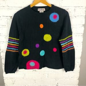 Vintage Timberlea Felted Circle Sweater